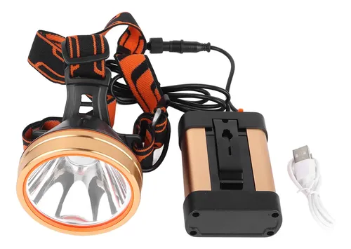 Lampe Frontale LED Rechargeable 9000mAh – Ultra Lumineuse Pour Chasse Ou Bricolage