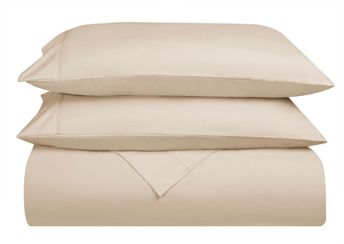 Imagen 6 de 9 de Juego De Sabanas Soft - Queen Size - Tacto Suave Color Crema