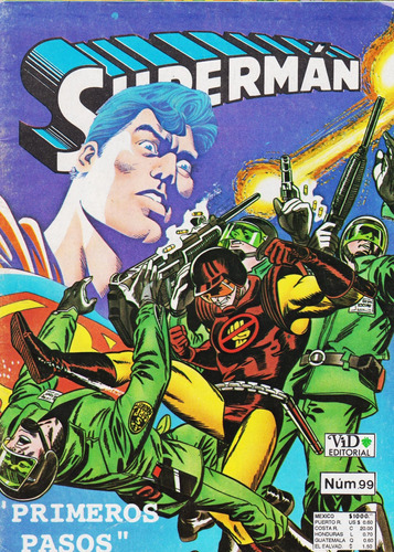 Comic Superman # 99 Primeros Pasos Comic Chico ( 1990 )