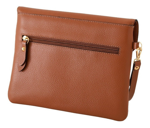 Cartera Mariart Natalia Caramel Clutch de piel para mujer
