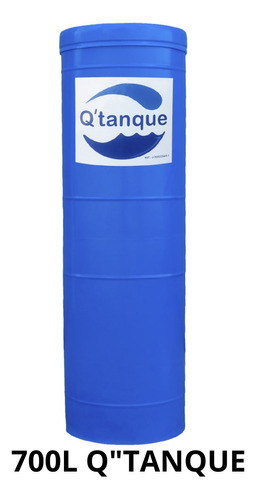 Tanque Cilindrico Liso Azul 900l Q Tanque