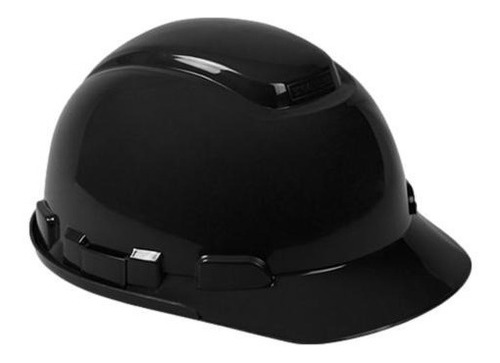 Casco De Seguridad Negro Ingeniero Obra Certificado Insafe