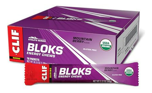 Cliftropical Punch & Mountain Berry Flavor Energy Chews - Pa