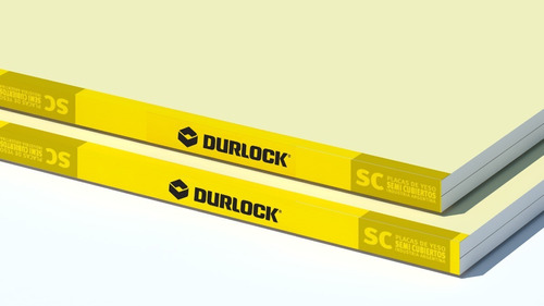 Placas Durlock Semicubiertos 12,5mm (2,40m X 1,20m) Sc
