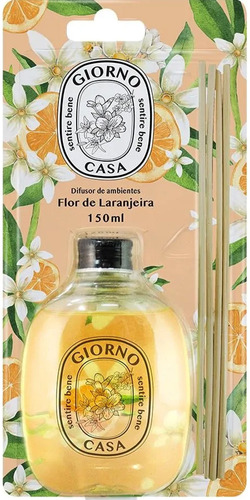 Aromatizador Difusor Ambiente Giorno 150ml Flor Laranjeira