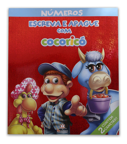 Números - Escreva E Apague Com Cocoricó