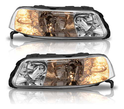 Par De Faros Pointer 2000-2001-2002-2003-2004-2005 Gti Crom*