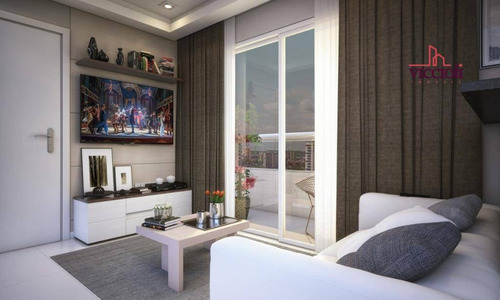 Apartamento Com 1 Dormitório À Venda, 42 M² Por R$ 209.700,00 - Canto Do Forte - Praia Grande/sp - Ap1037