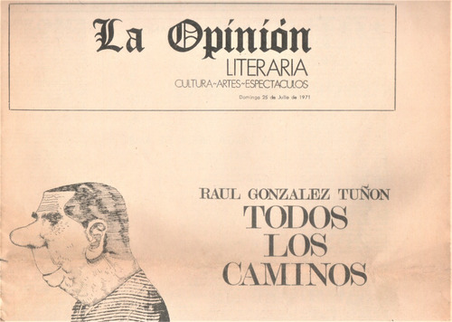 La Opinión Cultural : R. González Tuñon - I. Bergman (1971)