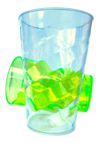 30 Copos Caldereta Twister 400ml Acrilico Liso Sortido