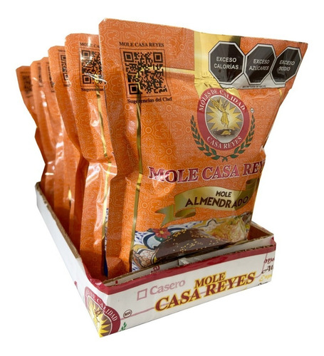 Mole Almendrado Casa Reyes 250 Gr/8 Pz