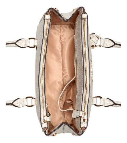 Bolsa Guess Factory Sg947906-whi Acabado de los herrajes Níquel Color Blanco Correa de hombro Blanco Diseño de la tela Lisa