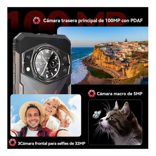 Cubot King Kong Ax 256 Gb 12gb Dual Sim Negro