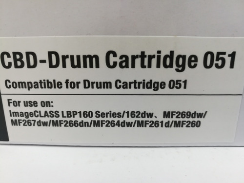 Imagen 2 de 4 de Drum Cartridge 051 Tambor Canon Imageclass Mf264dw/mf267dw