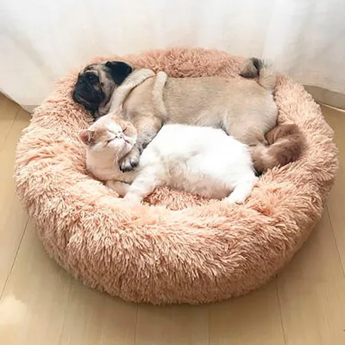 Cama Cuna Para Gatos Y Perros Tipo Dona Mascotas Talla Xl Cuotas