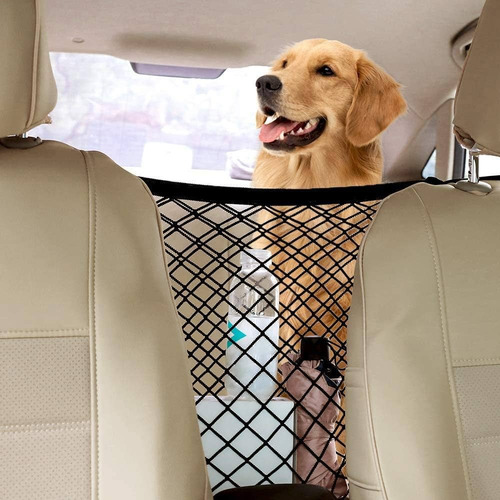 Red Auto Divisor Para Asiento Trasero Para Mascotas Perros