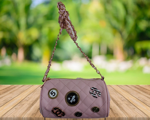 Imagen 4 de 8 de Bolsa De Mano Pequeña Para Dama, Juvenil Crossbody En Rosa