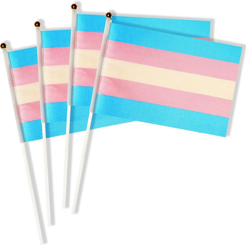 Bandera Orgullo Trans Pack Por 10 Lgbt Diversidad