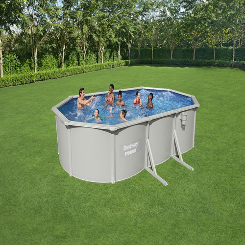 Piscina Bestway Ovalada Hydrium Filtro+acces 6.10x3.60x1.20m