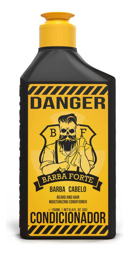  Condicionador Cabelo E Barba Danger - Barba Forte
