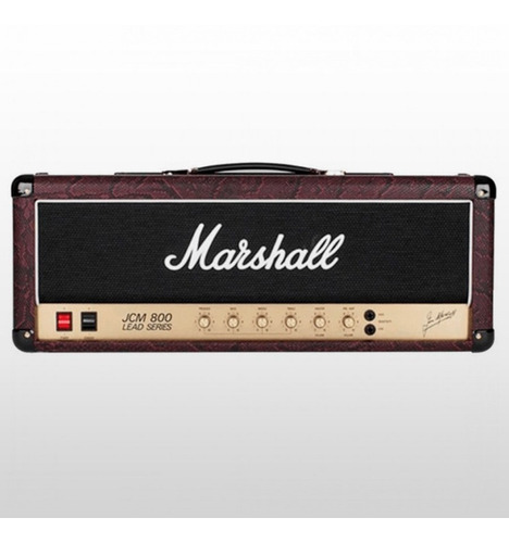 Cabezal Guitarra Marshall Jcm 800 Burgundy Snake