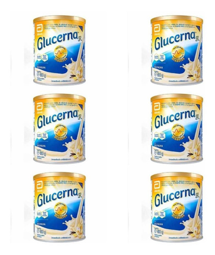 Imagem 1 de 1 de Glucerna Alimento Nutricional Em Pó Baunilha 400g (kit C/06)