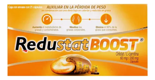 Medicamento Redustat Boost 21 Cápsulas 60 Mg / 200 Mg