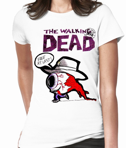 Blusas Cleen Alexer  The Walking Dead Ojo Zombie Mod 4