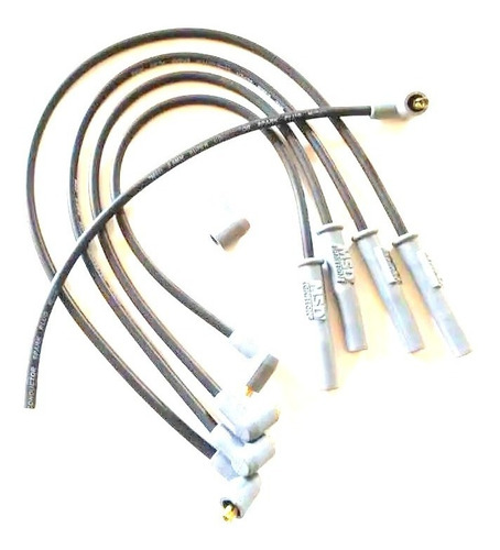 Cables De Bujías Msd  De 8.5mm Para Vocho Negro Silicon 5pzs