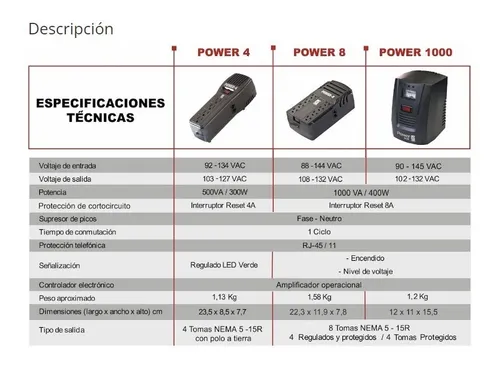 Regulador Voltaje Magom Power 1000