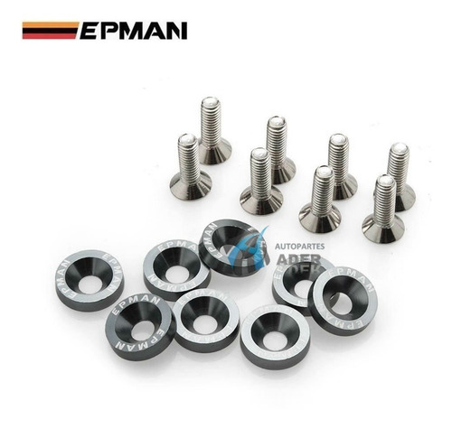 Imagen 2 de 7 de Arandelas Anodizada Aluminio Moto Auto Atv 6mm M6 Epman X8