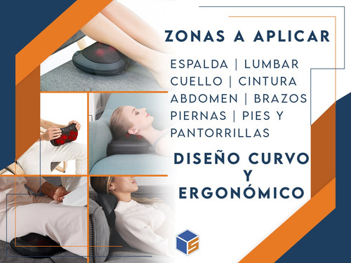 Masajeador Cervical Electrico Espalda Pies Para Auto