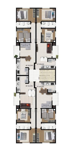 Apartamento 03 Quartos (01 Suíte) E 02 Vagas No Afonso Pena, São José Dos Pinhais - Ap3228