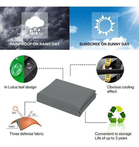 Tecido De Proteção Solar De Impermeável De 3x3 M Anti-uv-