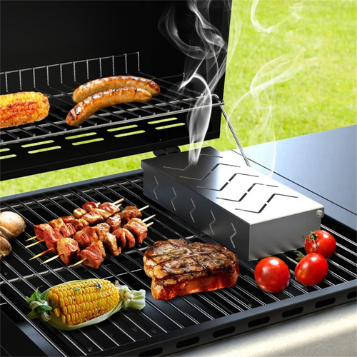 Gaiola De Churrasco Bbq Em Aço Inoxidável Rolling Grill Barb