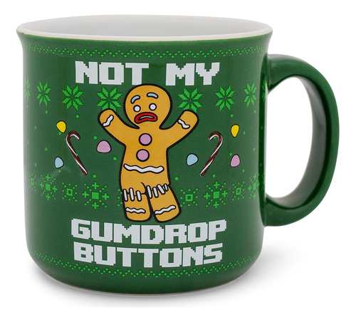 Shrek Gingerbread Man  Not My Gumdrop Buttons  - Taza De Cer