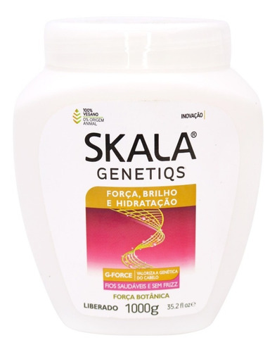 Skala Genetiqs Máscara Vegana Fuerza Brillo Hidratación 1kg
