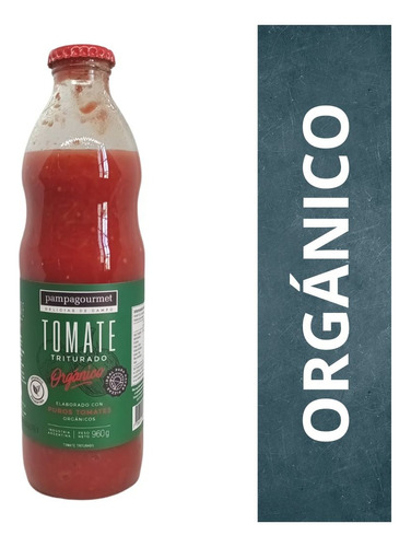 Tomate Triturado Orgánico Pampa Gourmet X 910 Gr