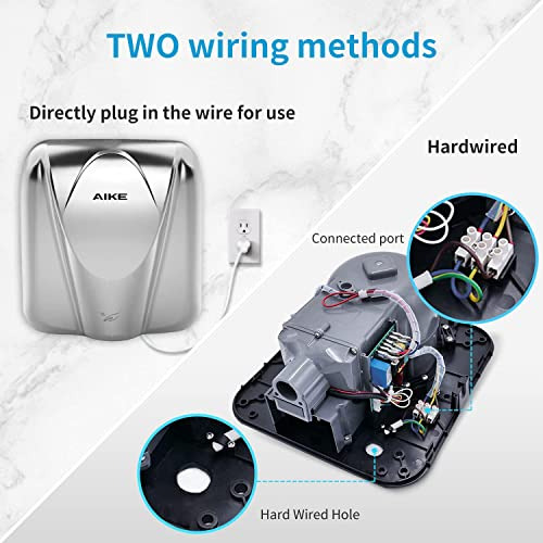 Combinación De Secador De Manos Y Dispensador Automático De