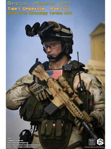 Figura 1/6 Smu Tier1 Operator Part Xvi Delta Force Dam Toys