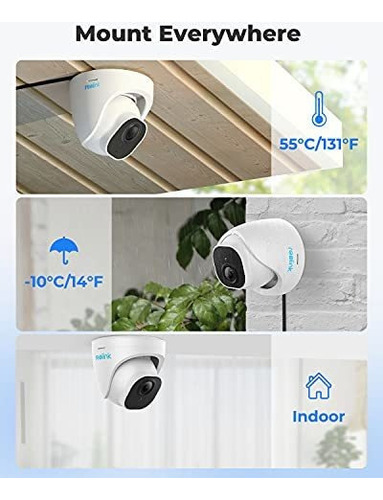 Camara Seguridad 5mp Poe Exterior 2560x1920 Microsd Rlc520