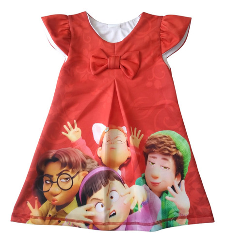 Vestido Batita Casual Niña Bebé Varios Personajes Moda