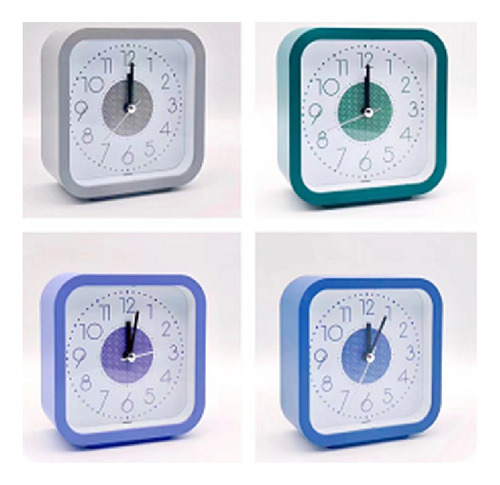 Reloj Despertador Analógico -4 Colores- Escritorio/dormitori Color Verde