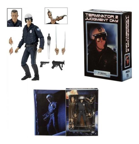 Figura Neca T 1000 Motorcycle Cop Terminator 2 Original