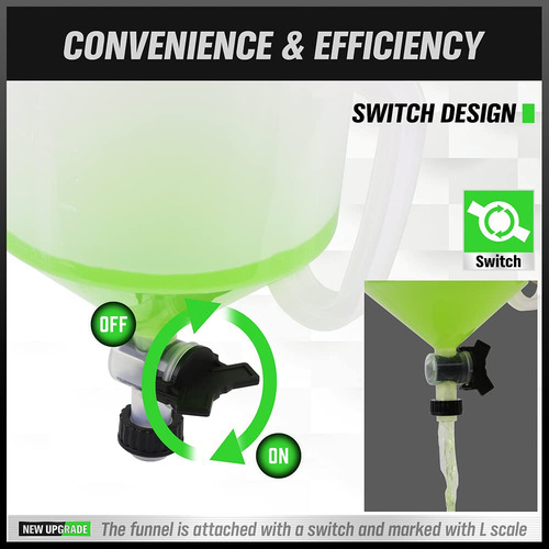 Swanlake No-spill Coolant Funnel Kit,spill Proof Radiator Fu