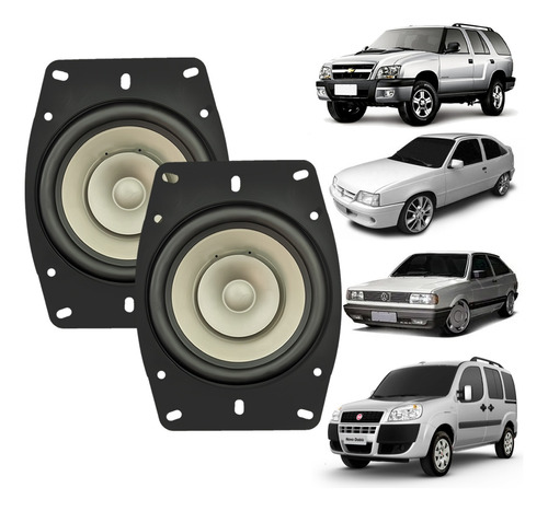 Par Alto Falante 4x6 Ou 4 Pol 250w 40 Rms S10 Blazer Kadett