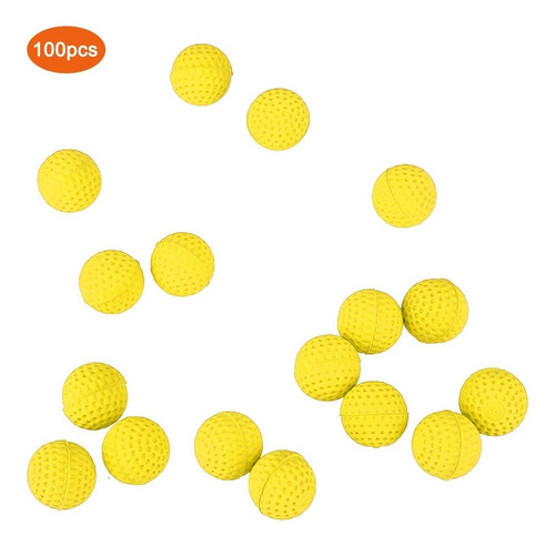 Youpin Paquete De 100 Balas De Goma Eva Soft, Redondas,