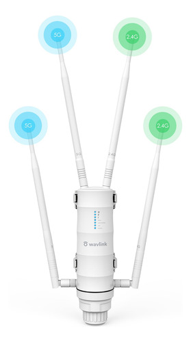 Extensor Wifi Para Exteriores Wavlink Ac1200 Extensor Wifi D
