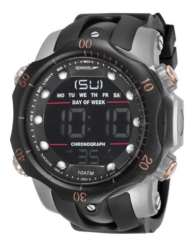 Relógio Masculino A Prova D'água 100 Metros Speedo Original