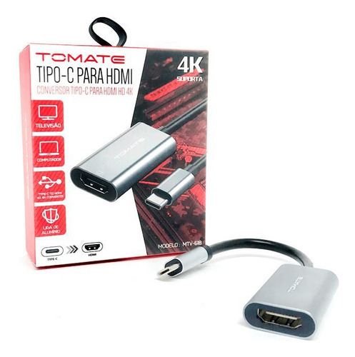 Conversor Adaptador Usb Tipo C Para Hdmi 4k